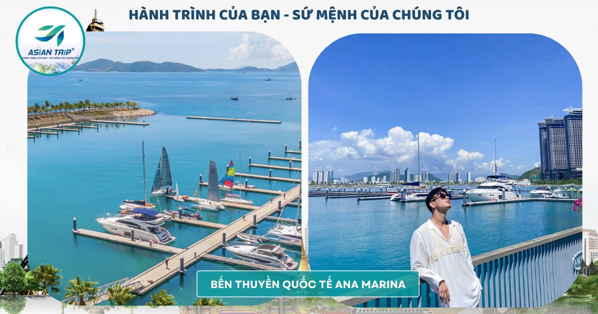 TOUR NHA TRANG | KHÁCH SẠN 4 SAO |【2N2Đ】 2 BEN THUYEN QUOC TE ANA MARINA