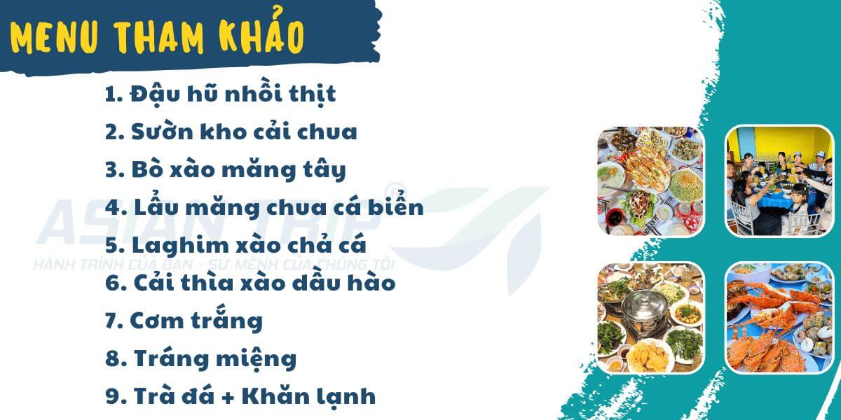 TOUR BÌNH HƯNG NHA TRANG | XE GIƯỜNG NẰM |【3N3D】 15 menu trua 3 tour nha trang 3n3d