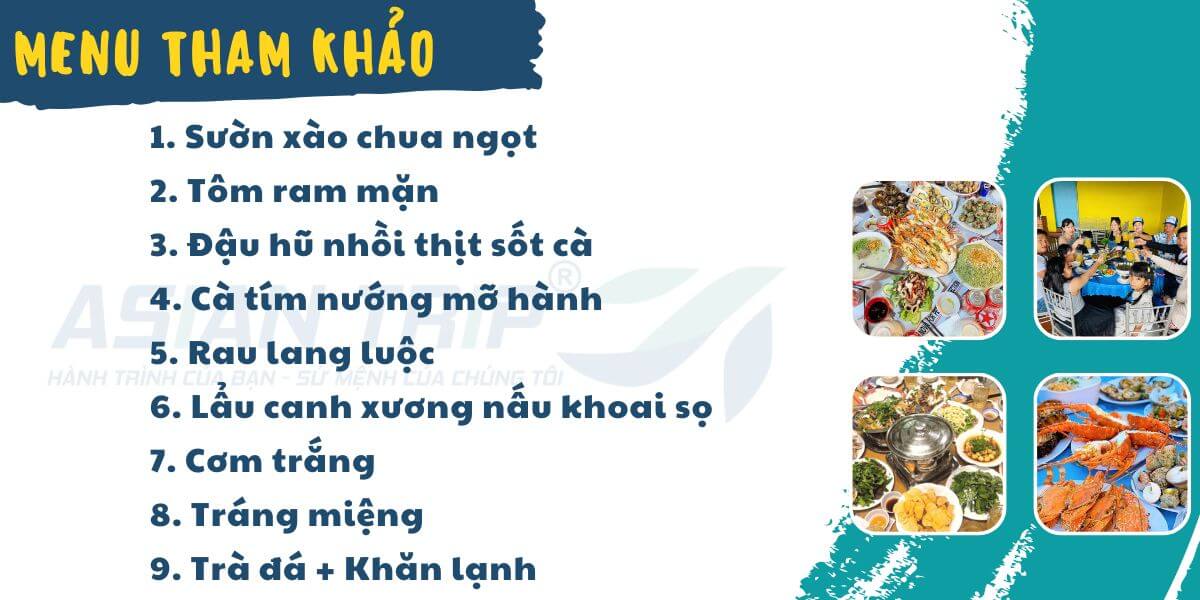 TOUR PHAN THIẾT MŨI NÉ 3 NGÀY 2 ĐÊM |【3N2D】 10 menu toi 2 tour phan thiet 3n2d